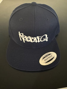 Robbie G Snapback Hat- Navy Blue