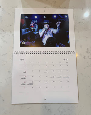 Robbie G 2025 Calendar