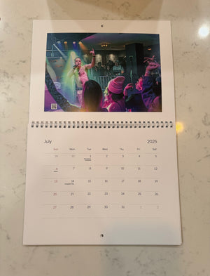 Robbie G 2025 Calendar