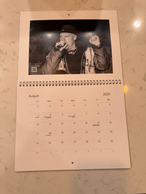 Robbie G 2025 Calendar