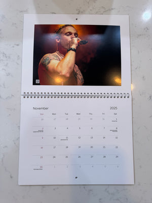 Robbie G 2025 Calendar