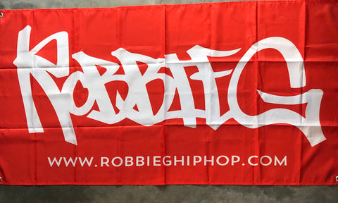 Robbie G flag - Red & White